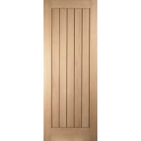 JELD-WEN Oregon Oak Cottage Etch Glazed Internal Door White